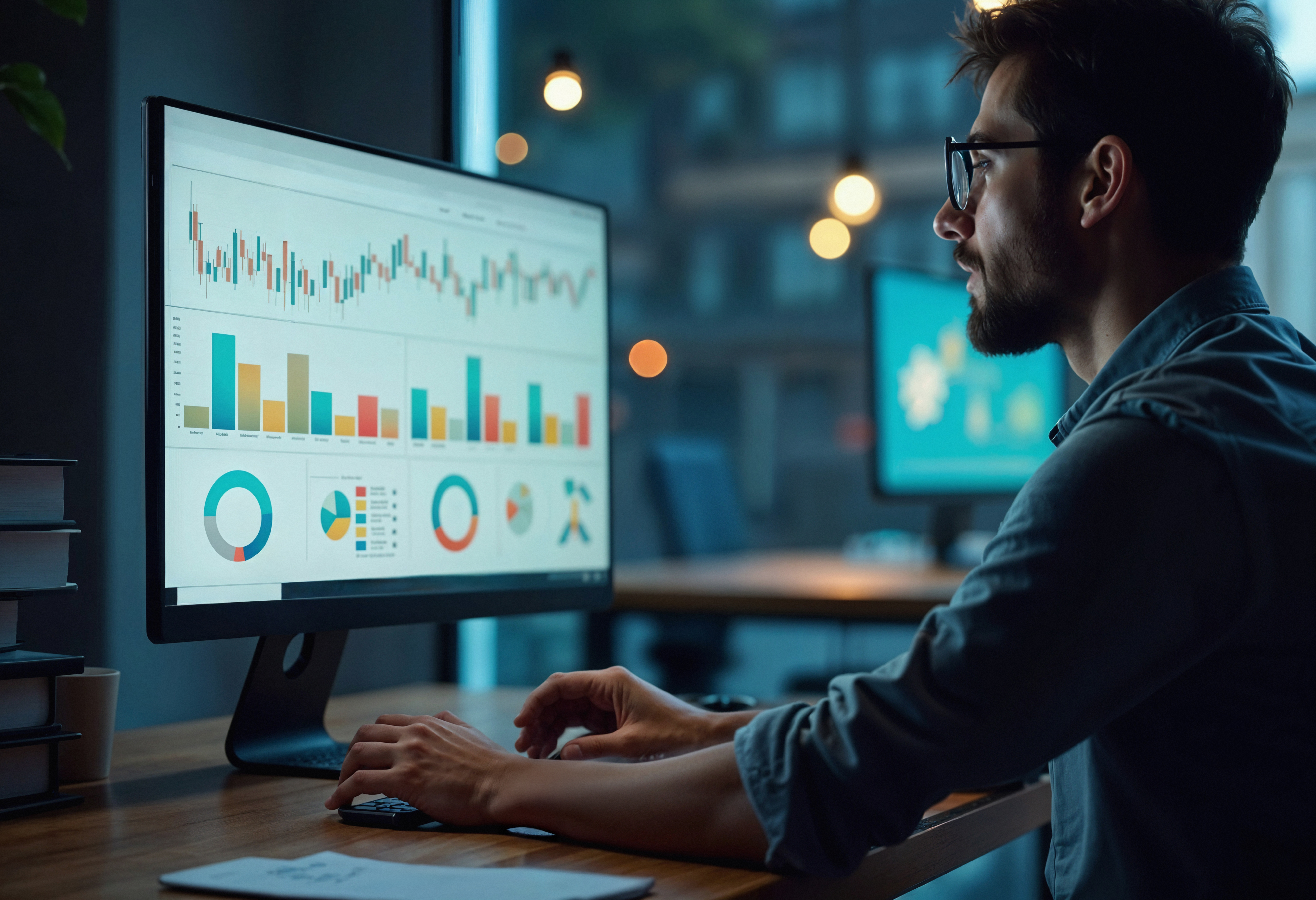 Digital marketing analytics dashboard
